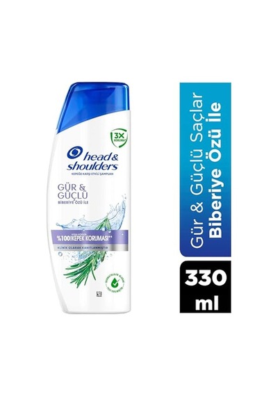 Head & Shoulders Gür Ve Güçlü Saçlar Kepeğe Karşı Etkili Şampuan 330ml