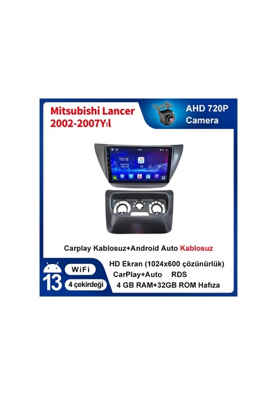 Mitsubishi Lancer 2007-2015yıl 4gb Ram 32gb Rom Carplay Multimedy