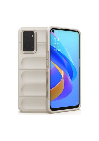 Realme 9i 4g Kılıf Optimum Silikon - Krem Bz8683140574840