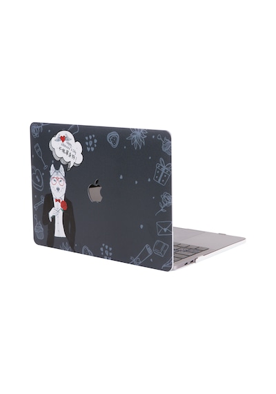 Apple Uyumlu MacBook Pro Kılıf 13 İnç Dog01 Eski Hdmı'lı Model 2012-2015 A1425 A1502 İle Siyah