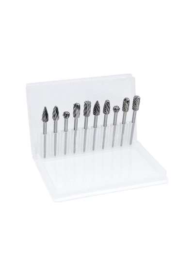 6318 Ahşap-metal Karbür Kalıpçı Freze Ucu 10 Parça 3 Mm Saplı