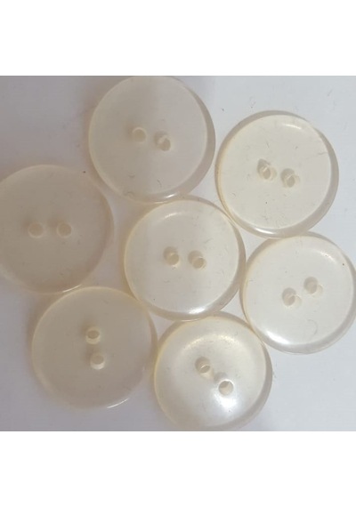 10 Adet Şeffaf Düğme 21mm Sarımtırak