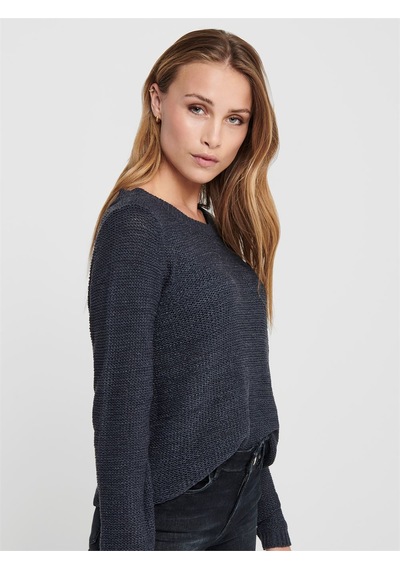 Only Onlgeena Xo L/s Pullover Knt Noos Kadın Blue Uk Gömlek - 15113356 Mavi