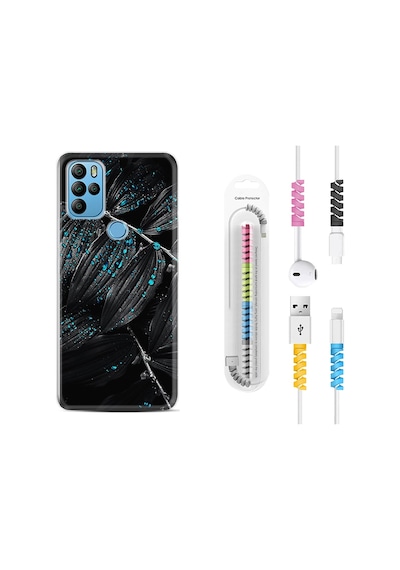 General Mobile Gm21 Pro Kılıf Kablo Koruyuculu Foid Green 1643