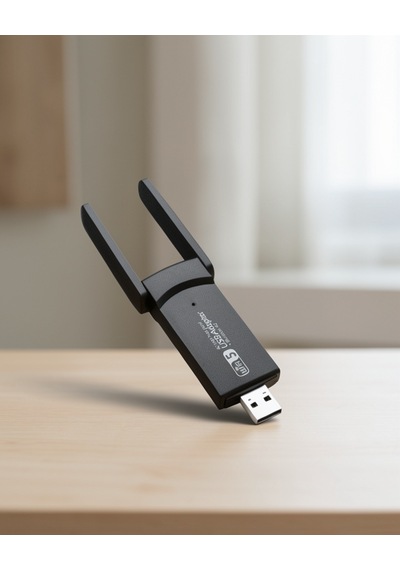 Usb Wifi Adaptör 1200 Mbps Çift Bant Güçlü Sinyal Geniş Uyumluluk