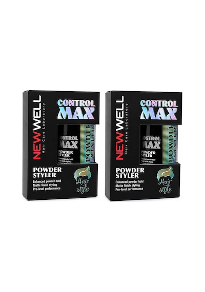 Bybars Newwell Control Max Powder Styler, Mat Görünüm, Güçlü Tutucu, Hacim Veren Saç Şekillendirici Toz, 20g 2 Adet