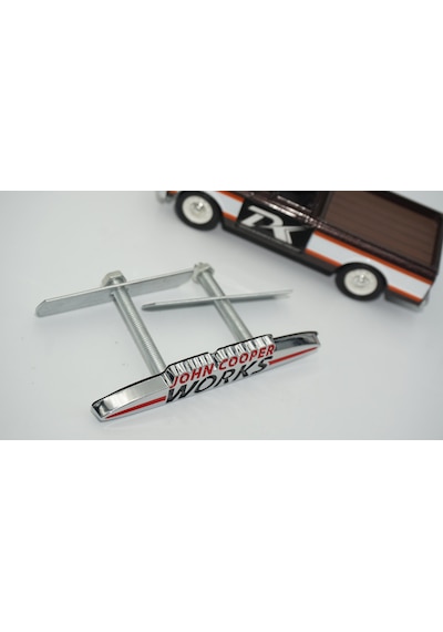 Dk Tuning Mini John Cooper Works Ön Panjur 9cm Metal Logo Arma Bagaj Arma