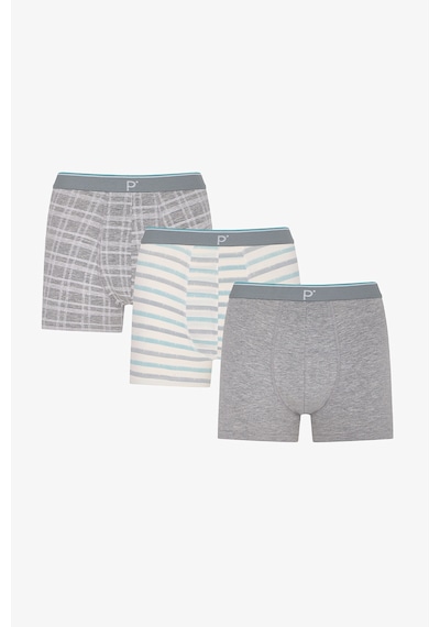Penti Erkek Renkli Soft Grid Çoklu Boxer