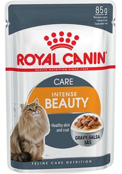 Royal Canin Intense Beauty Gravy Soslu Pouch Yetişkin Kedi Yaş Maması 6 x 85 G