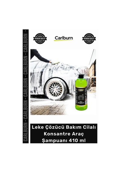 Otoşampuan 410 Ml Parlatıcı Oto Temizleyici Leke Çözücü Bakım Cilalı Konsantre Araç Şampuanı