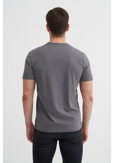 Cazador Basic Süprem Erkek T-shirt 46230 Antrasit Antrasit