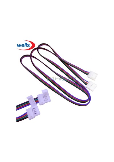 1 Metre Rgb Şerit Led Ekleme Aparatı Kablolu 4Pin Birleştirme