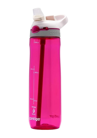 Contigo Cortland Tren Tek El Bas İç Kapaklı Su Matarası 720ml 2197050 - Pembe