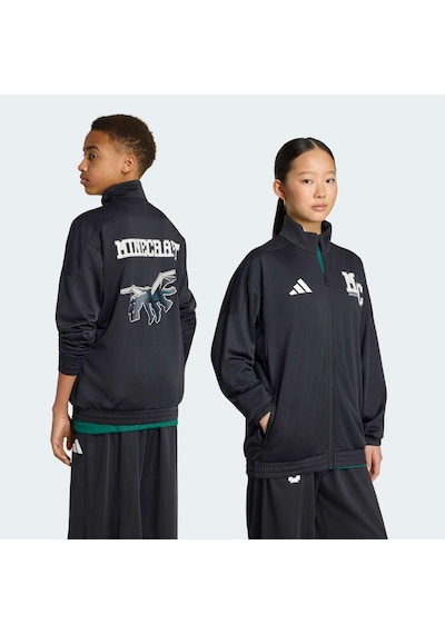 Adidas Minecraft Çocuk Siyah Ceket Kh3203