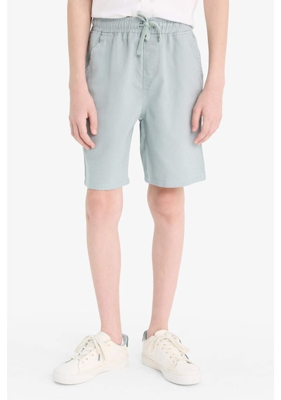 DeFacto Erkek Çocuk Beli Lastikli Gabardin Şort E6677A825HSGR472