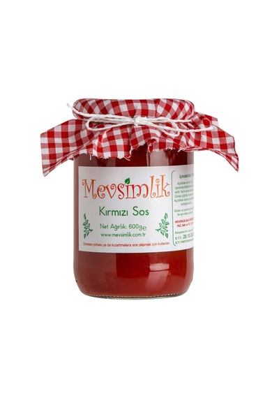 2 Adet Mevsimlik Kırmızı Sos 600 G