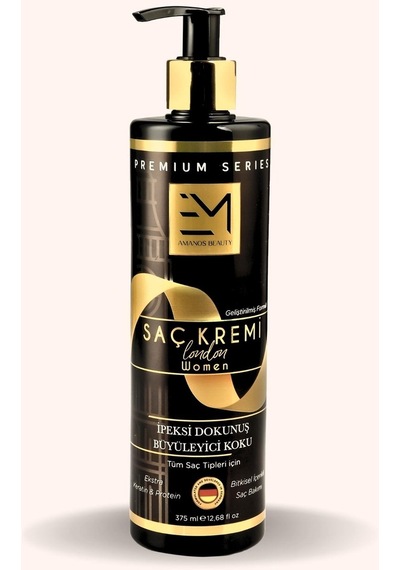Em Amanos Beauty Kadın London Dökülme ve Kopma Karşıtı Saç Kremi 375 ML