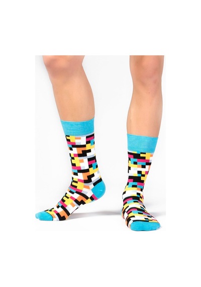 Ozzy Socks Blok Desenli Çorap Renkli