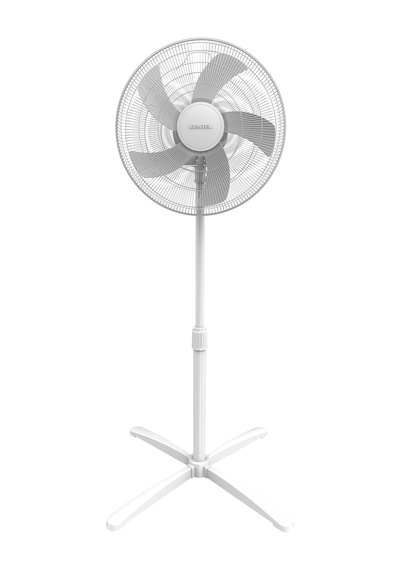 Kumtel Beyaz 16 İnç Ayaklı Vantilatör 50 W, 5 Pervaneli, 3 Kademeli, 121 Cm Yükseklik
