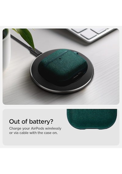 Airpods 4 İle Uyumlu Kılıf Urban Fit Midnight Green - Acs08650