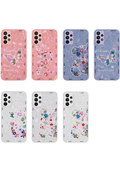 Galaxy Uyumlu A33 5g Kılıf Desenli Sert Silikon Klfs Mumila Kapak - White Rabbit White Rabbit