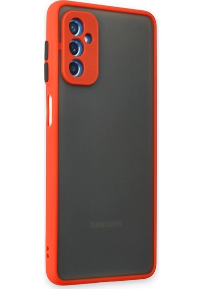 Cosmotex Newface Samsung Galaxy Uyumlu  M52 5g Kılıf Montreal Silikon Kapak - Kırmızı