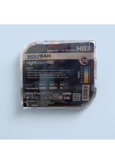 Hb3 Ampulperforman Ampulü Nv +%150 Fazla Işık Ve %20 Beyaz Işık 1