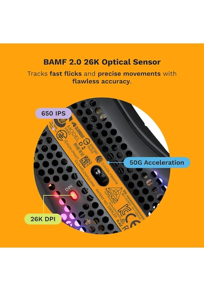 Glorious Oyun - Model D 2: Kablolu Ergonomik Fare, Superlight 58g 79399069
