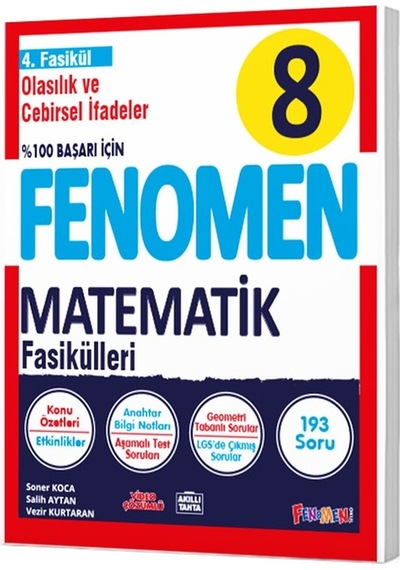 Fenomen 8. Sınıf Matematik 4. Fasikül