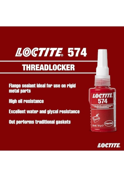 Loctite 574 Genel Amaçlı Hızlı Kuruma Yüzey Contası Portakal 50ml
