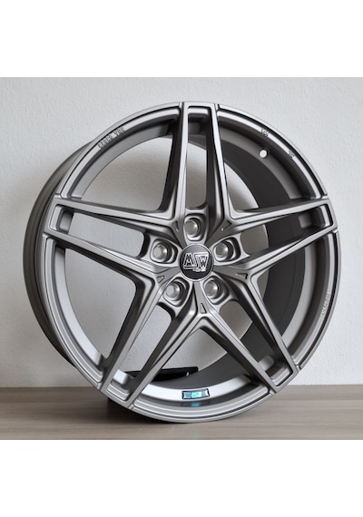 Msw-r1 Cant 5x112 19x8.5 Et38 73.1 Matt Sılver Tech Record Jant Desıgned By O.z. (4 Adet)