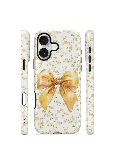 Velvoria Valestra Golden Floral Bow Apple Apple iPhone Uyumlu 16 Plus Darbe Korumalı Kılıf Valestra Select - Golden Floral Bow Velvoria Valestra Golden Floral Bow Apple Apple iPhone Uyumlu 16 Plus Darbe Korumalı Kılıf Valestra Select - Golden Floral Bow