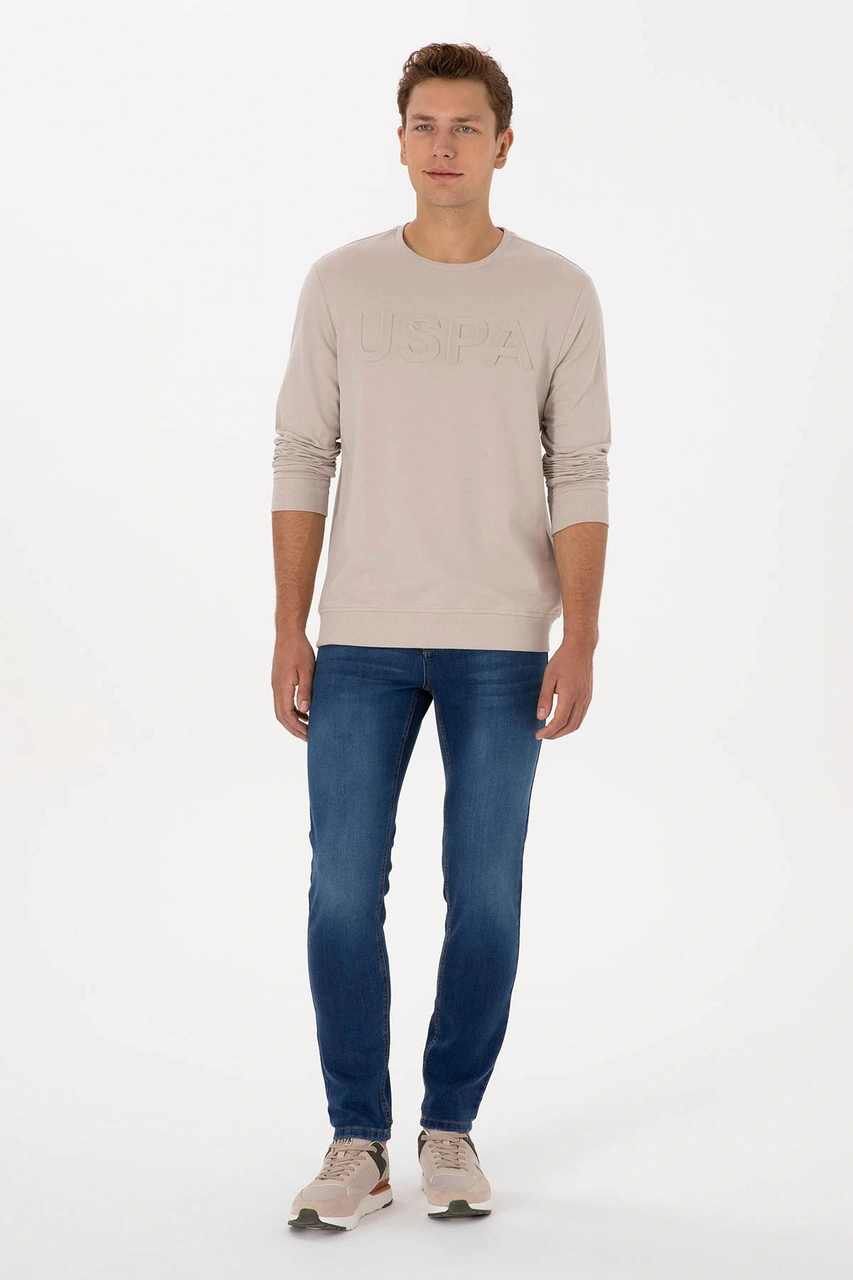 U.s. Polo Assn. Jellysk025 Taş Erkek Sweatshirt 2226878 Taş