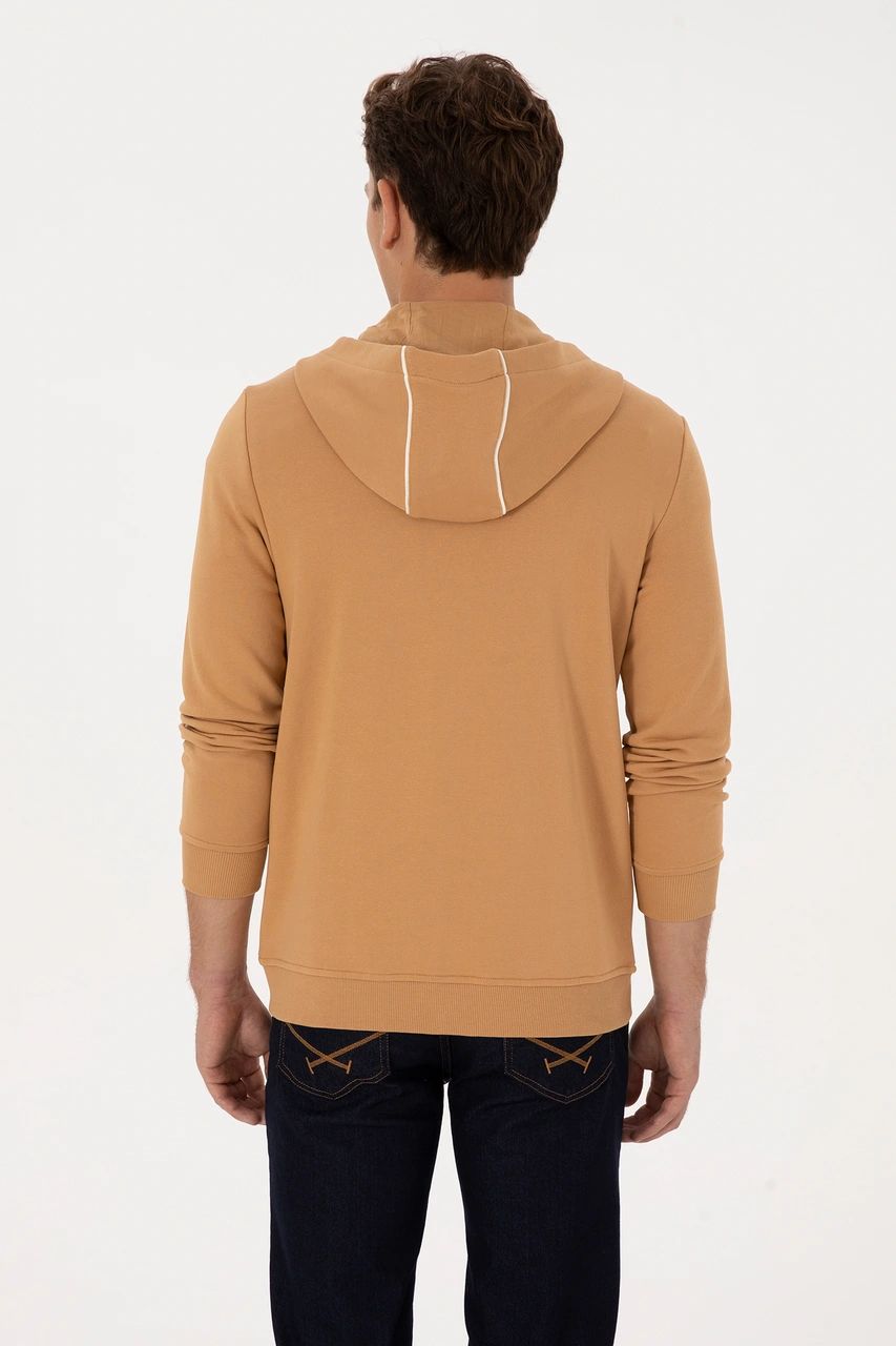 U.s. Polo Assn. Erkek Camel Hırka Örme 50315746-vr015 CAMEL