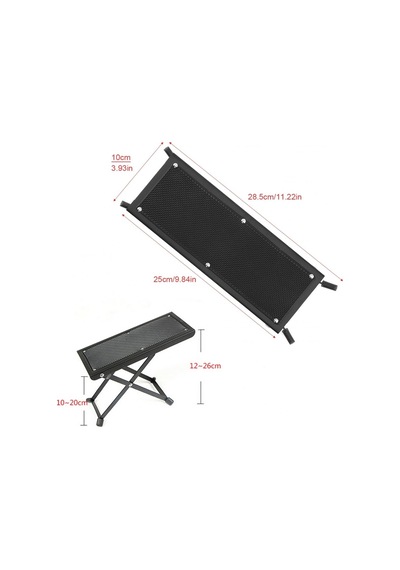 Lm501 Gitar Ayak Standı Foot Stool Metal Kademe Ayarlı By Toga