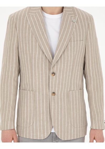 Pierre Cardin Erkek Açık Kahverengi Ceket 50284995-vr002