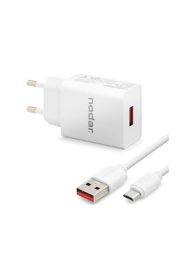 Micro Usb Hızlı Şarj Seti 12w 2.4a Usb Adaptörlü - Beyaz Nd1004