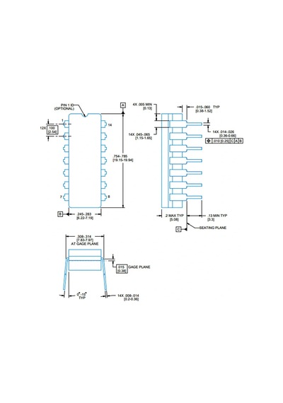 Lm2901n Komparatör Entegresi Pdip-14