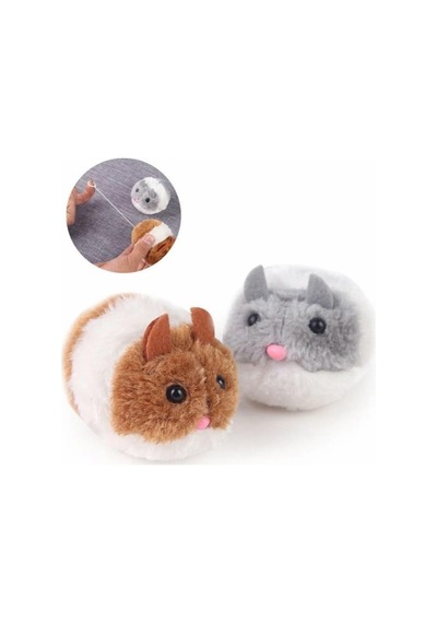 Kurmalı Titreşimli Kedi Oyuncağı 7 Cm