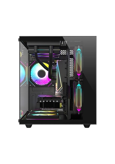 Xaser Cube X270 R7-9800X3D 16 GB 512 GB M.2 NVMe SSD 8 GB RTX5060 Free Dos Masaüstü Oyuncu Bilgisayarı