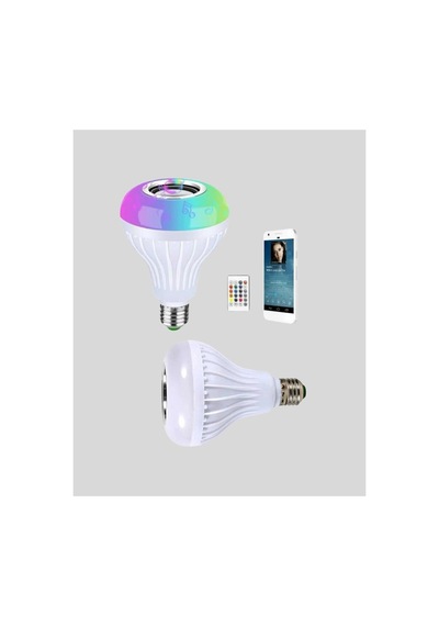 Akıllı Led Ampul E27 Uyumlu Ve Müzik Çalarlı Tasarım - Af3372-8492 Renkli