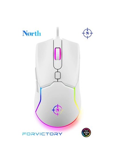 North Air White Rgb Kablolu Profesyonel Oyuncu Mouse Diğer