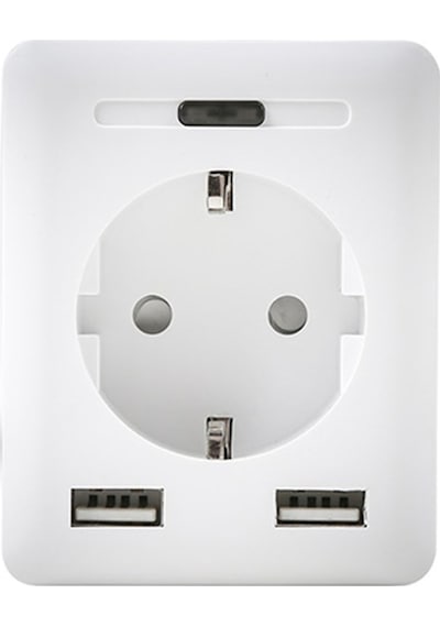 S-link Swapp SL-04 10A 2 USB 2.4 Ghz Wifi Tuya Destekli Akım Korumalı Akıllı Priz