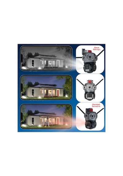 Apronx 9mp 10x Zoom Wifi Kamera 3 Lens Üçlü Görüş Ptz Güvenlik Kamerası Dış Mekan Su Geçirmez Apronx 9mp 10x Zoom Wifi Kamera 3 Lens Üçlü Görüş Ptz Güvenlik Kamerası Dış Mekan Su Geçirmez