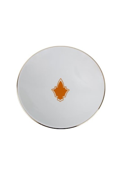 Porland Morocco Desen3 Turuncu Çukur Tabak  19cm