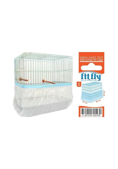 Fit Fly Kapalı Lüx Kuş Kafesi Tülü Small 45x23x23 Cm