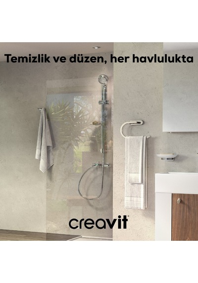 Creavit BR20212A Royale Askılık (İkili) Krom