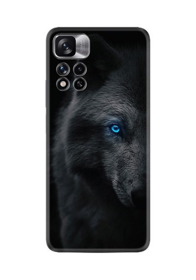 Xiaomi Redmi Note 11 Pro Plus 5g Kılıf Resimli Desenli Silikon Platinium Series Dark Wolfs 1834