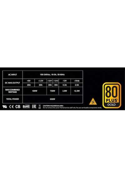 Inca IPS-850XN Empousa 850 W 80+ Gold 12 CM Fanlı Güç Kaynağı