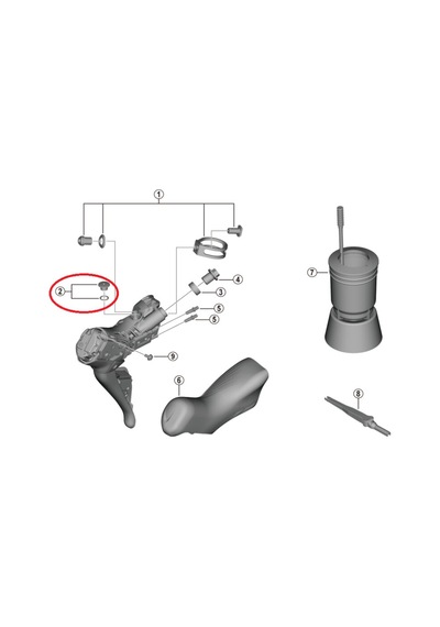 Shimano Yağ Doldurma Hava Alma Vidası - Dura Ace